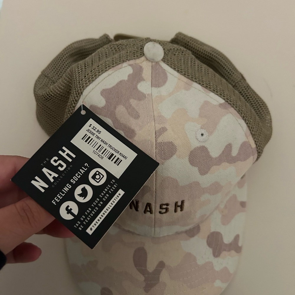 NASH Camo Snapback Hat